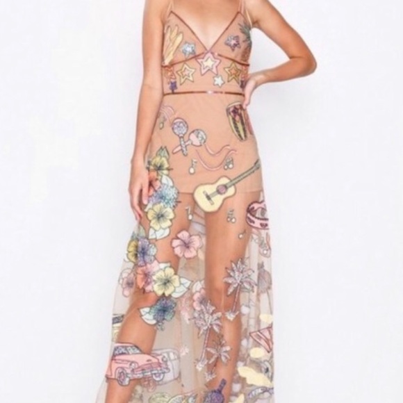 SOLD - RARE For Love & Lemons 🍋 Havana Dress - Picture 4 of 4